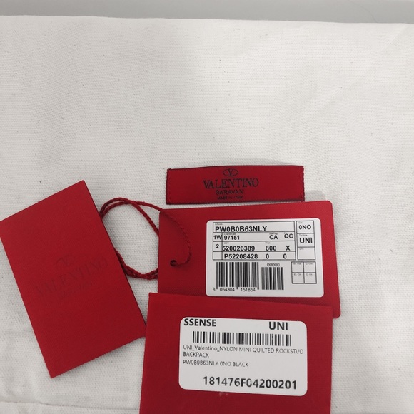 (Sold)Valentino mini quilted rockstud backpack - Picture 6 of 7